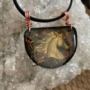 Firehorse-Orgone-Pendant-Black-Gold-crystals-1000x1000